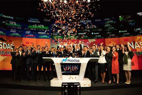 優信登陸納斯達克，圖源優信官微