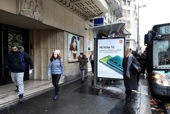 德國街頭，圖源小米手機微博